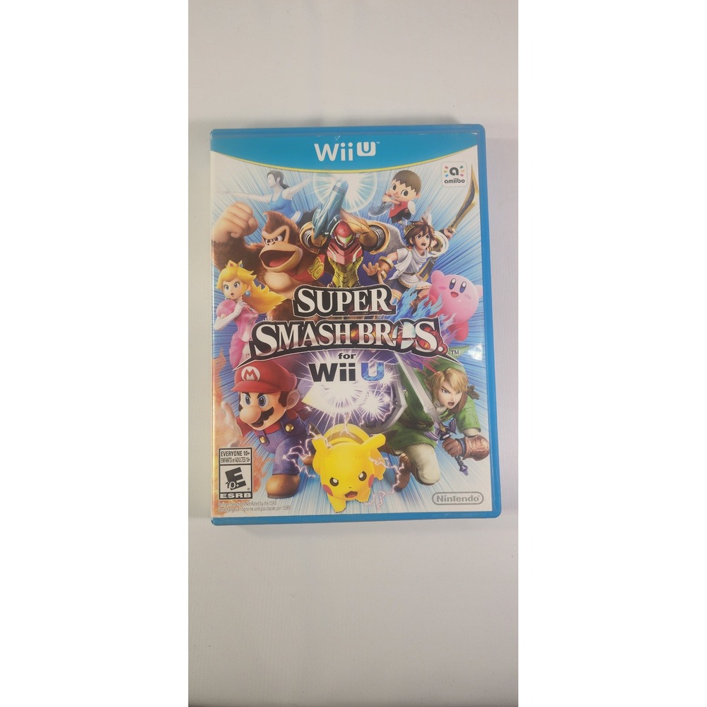 Super Smash Bros Nintendo Wii U WUP P AXFE CIB Complete with Manual